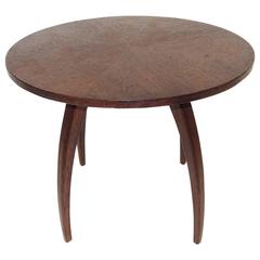 Modernist 1930s Jindrich Halabala Spider Oak Table