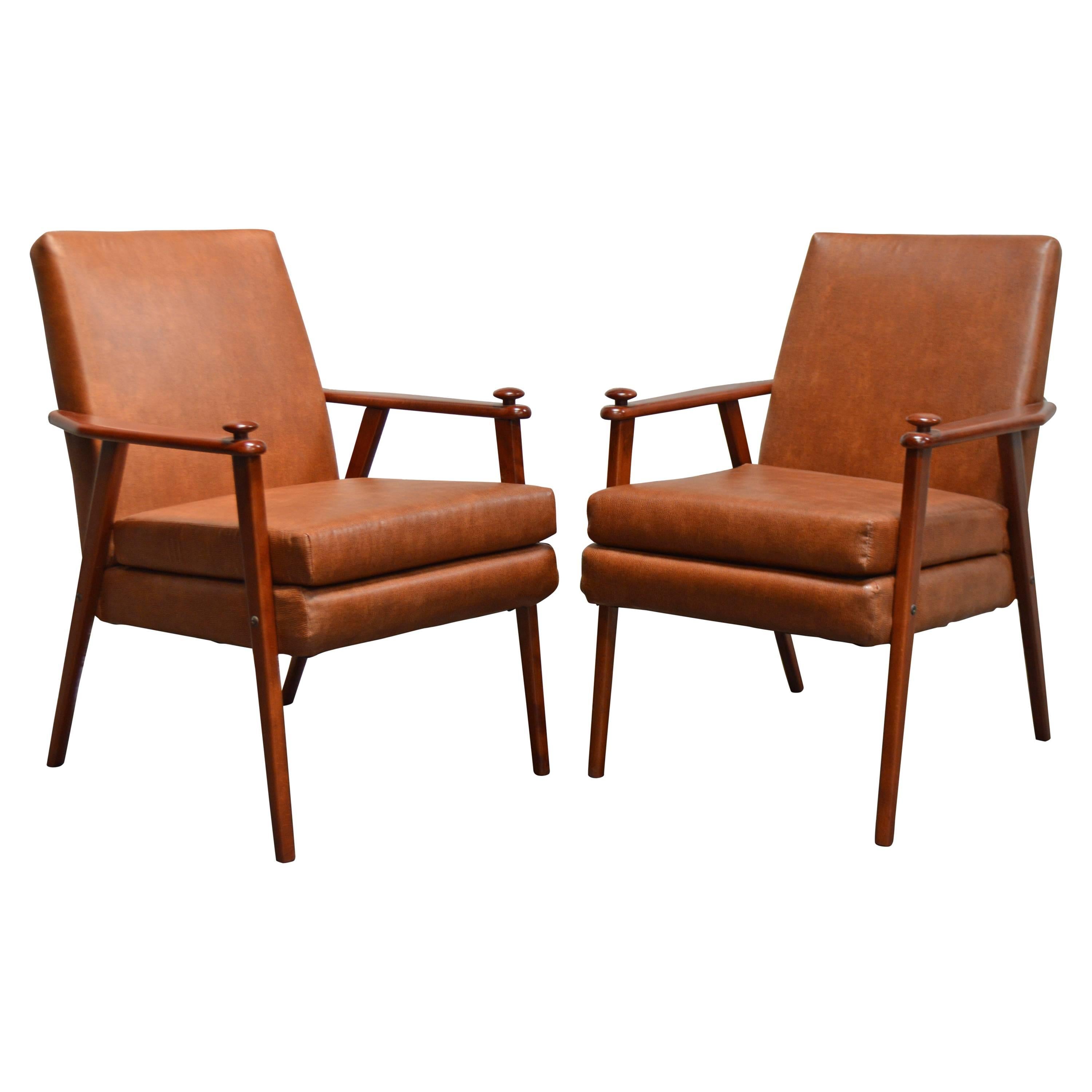 Pair of Mid-Century Modern Side Chairs