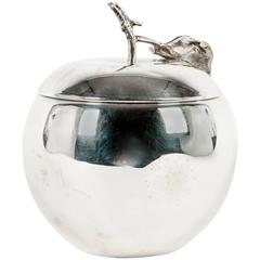 Vintage English Silver Plate Ice Bucket with Insert