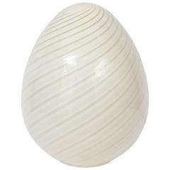 Table Lamp, Murano Large Egg