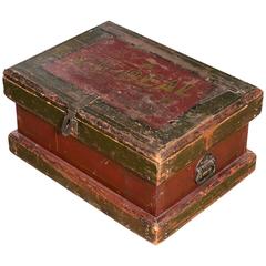 Hand-Crafted Antique Tool Box