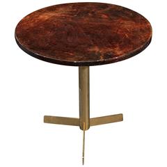 Smoking Table in Goatskin