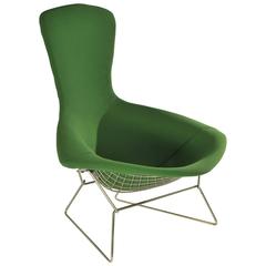 Vintage Green Bird Chair by Harry Bertoia for Knoll, USA