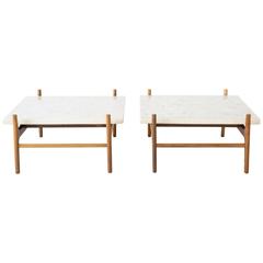 Rare Mid-Century Modern Set of Harvey Probber Terrazzo Tables