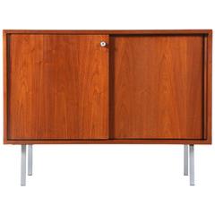 Florence Knoll Compact Credenza with Chrome Legs
