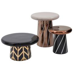 Set of Three T-Tables Special Edition #2 Designed by Jaime Hayon for Bosa 1