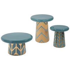 Set of Three T-Tables Special Edition #1 Designed by Jaime Hayon for Bosa