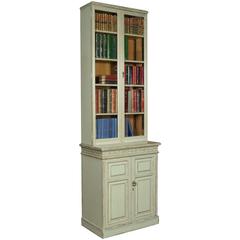 Tall Painted Oak Bookcase by Howard and Sons