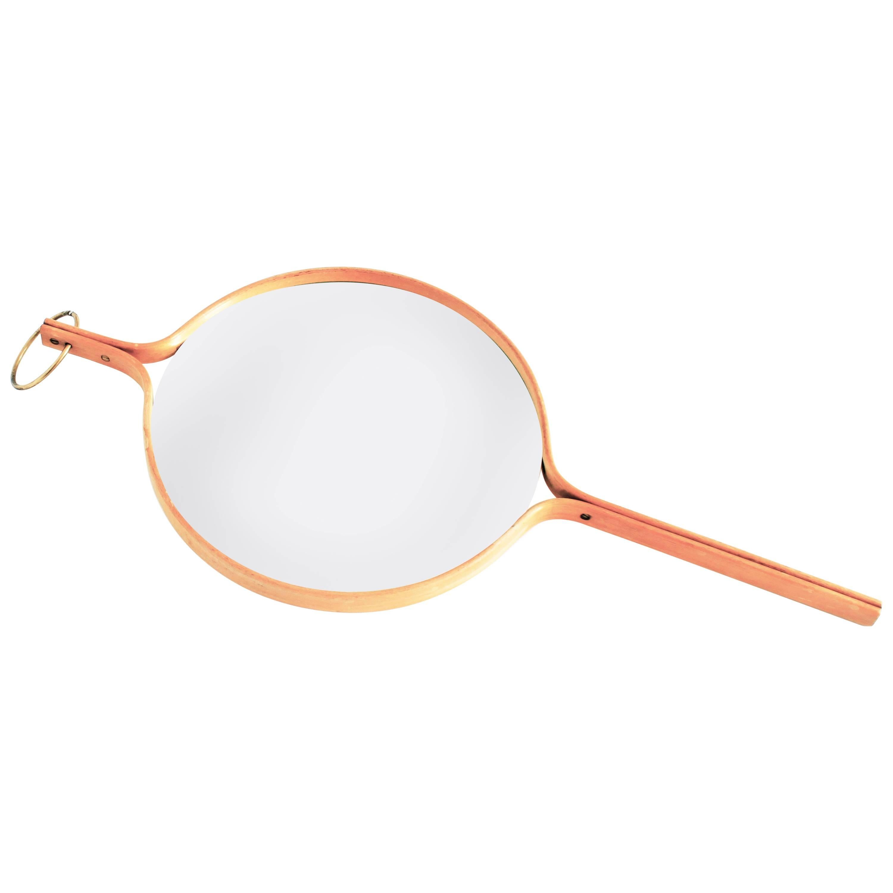 Exquisite Handheld Mirror by Hans Agne Jakobsson For Sale