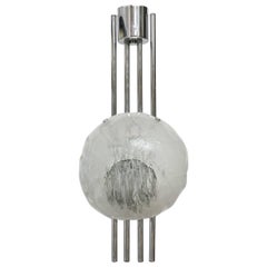 Angelo Brotto Mid-Century Modern Murano Glass Pendant Lamp for Esperia Italy