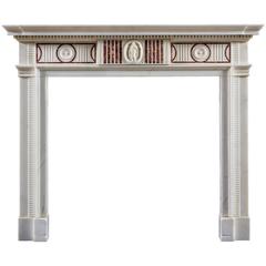 Antique Neoclassical Fireplace Mantel