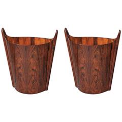 Two Wastepaper Baskets by P. S. Heggen, Norway, circa 1965 3