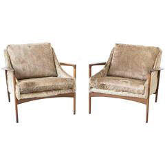 Set of Ib Kofod-Larsen for Selig Lounge Chairs