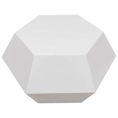 Lacquered Faceted Cocktail Table Lacquered Faceted Cocktail Table