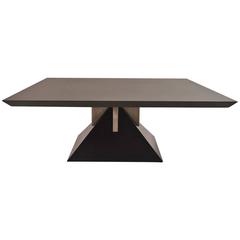 Rare Custom Design Granite Pyramid Table by Stanley J. Friedman for Brueton 12