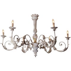 Large Decorative Chandelier Compiled of Antique Elements