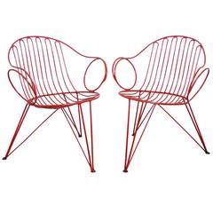 Pair of Garden Chairs from Mauser Werke GmbH, Germany, 1950s