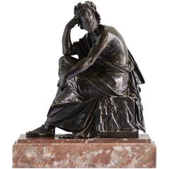 Sculpture en bronze de Zeus