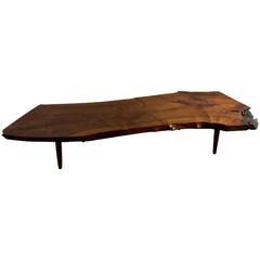George Nakashima Coffee Table in Walnut, 1960s