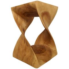 Wooden Twist Pedestal