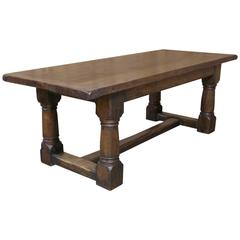 Early 19th Century Rustic Country French Farm Table