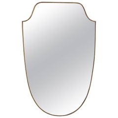 Elegant Wall Mirror Gio Ponti Style