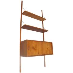 Poul Cadovius Royal Cado Teak Wooden Wall Shelves System, 1950s, Danish Modern