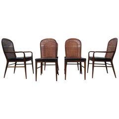 Rare Set of Cane Dining Chairs by Paul McCobb for H. Sacks
