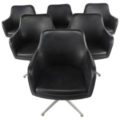 Set of Six Swivel Office Chairs by Good Form 11