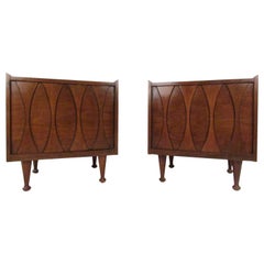 Pair of Midcentury Nightstands by Hoke