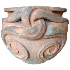 20th Century English Compton Pottery Snake Pot