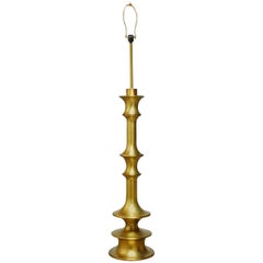 Brass Pagoda Floor Lamp
