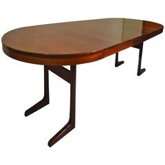Danish Large Rosewood Extending Dining Table by J Ingvard Jensen, Denmark