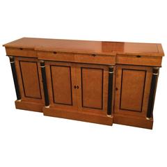 Large Elegant Biedermeier Style Sideboard Cabinet