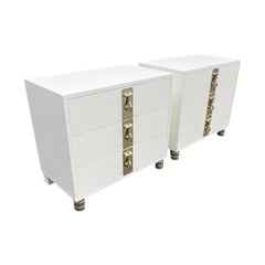 Breathtaking Pair of Vintage Chests by William Doezema for Mastercraft