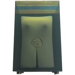 Vintage H. Douglas Pickering Plexiglass Shadowbox of Nude Torso Carnegie Tech Warhol