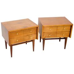 Mid-Century Pair of Nightstands, Merton Gershun for American of Martinsville