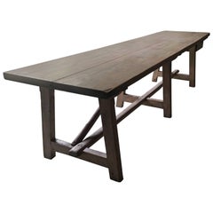 Spanish 19th Century Table, Pine