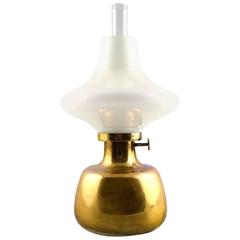 Vintage Henning Koppel (1918-1981) for Louis Poulsen, Petronella Oil Lamp in Brass