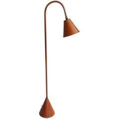 Leather Floor Lamp by Valenti, Spain