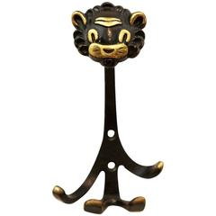 Lion Wall Hook by Walter Bosse