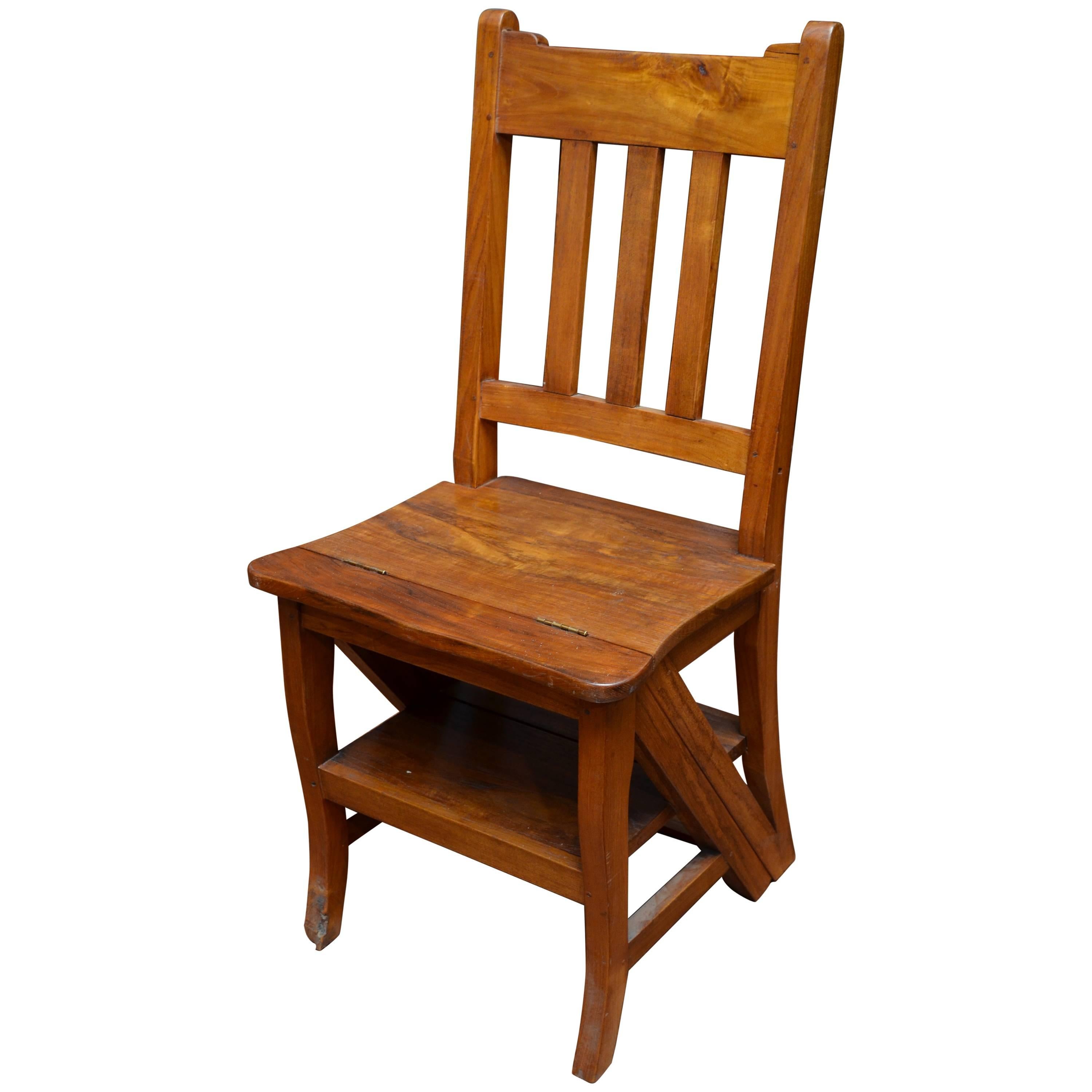 Turn of the Century Dutch Colonial Library Stairs