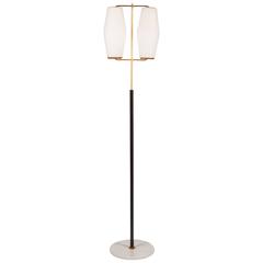 Large Double Shade Floor Lamp by Stilnovo