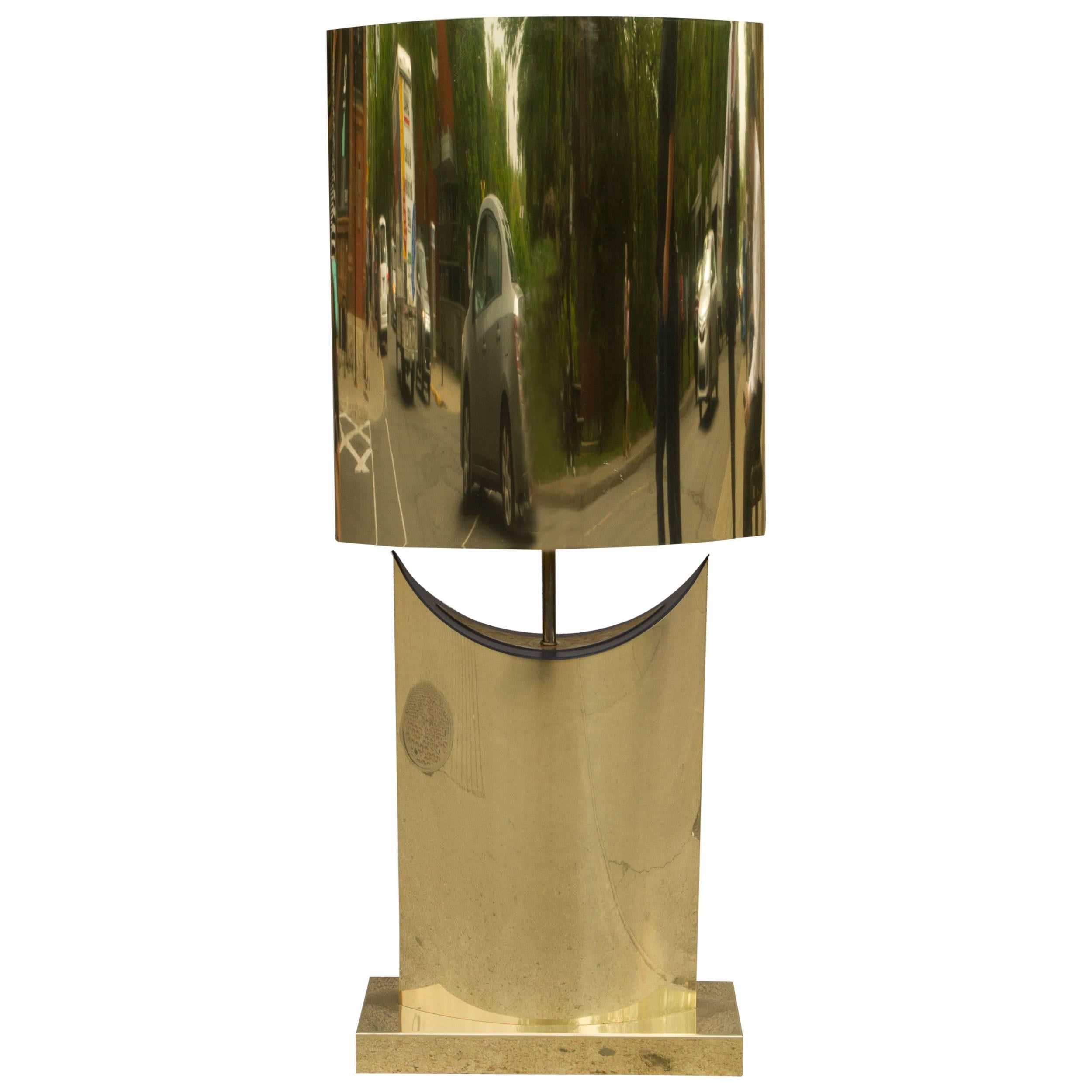 Beautiful Brass Lamp by Curtis Jere
