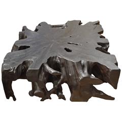 Organic Triple Burnt Coffee Table