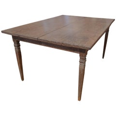 Antique Andrianna Shamaris Wabi-Sabi Teak Wood Dining Table