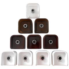 Italian Square Sconces by Guzzini 4