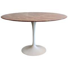 Saarinen Rose Marble Tulip Dining Table