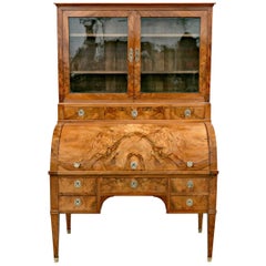 Antique 18th Century Louis XVI Period Bureau à Cylindre or Cylinder Desk