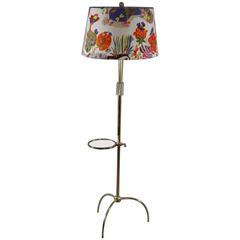 Charming Tripod Stand Floor Lamp Attributed to Josef Frank, Vienna, 1935